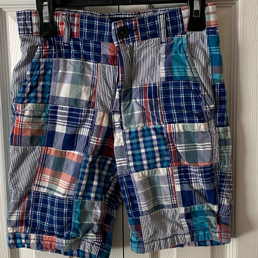 Boys plaid shorts